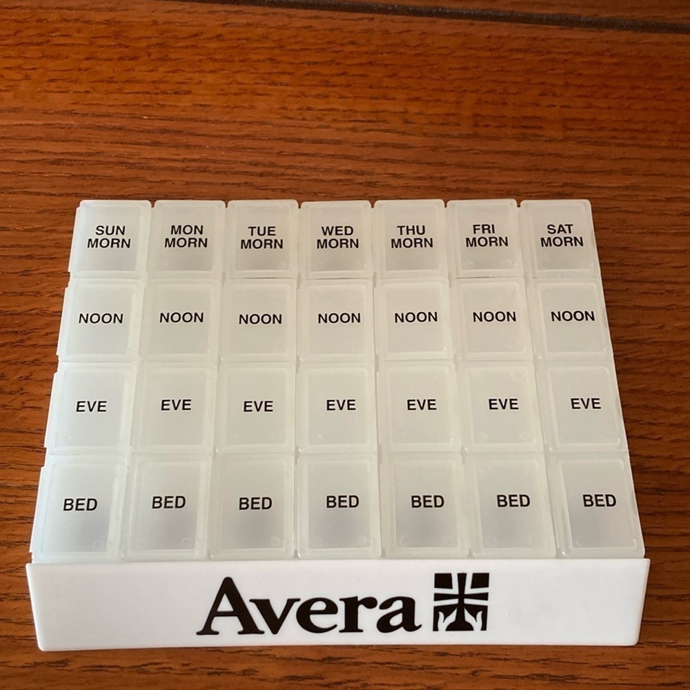 Weekly 4X Day Pill Organizer Case